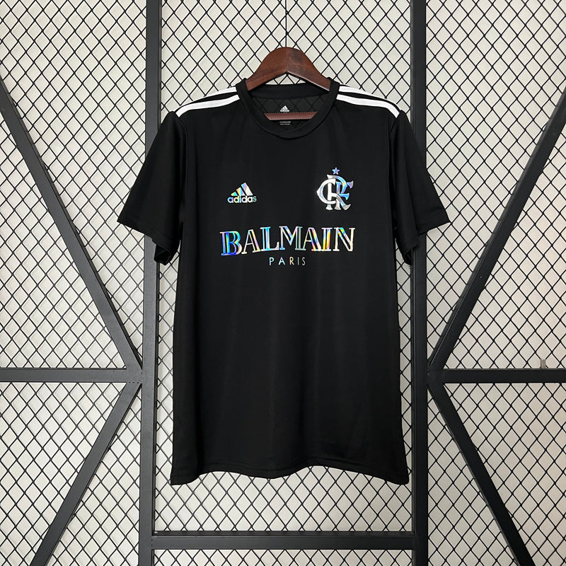 CAMISOLA FLAMENGO EDIÇÃO ESPECIAL LIMITADA BALMAIN PARIS BLACK 24/25 homem