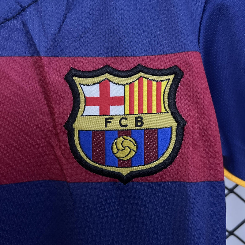 CAMISOLA BARCELONA I 15/16 CONJUNTO INFANTIL (RETRO)