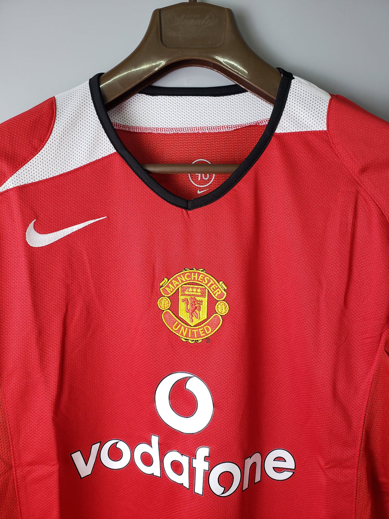 MANCHESTER UNITED I 2005 homem (RETRO) MANGA LONGA