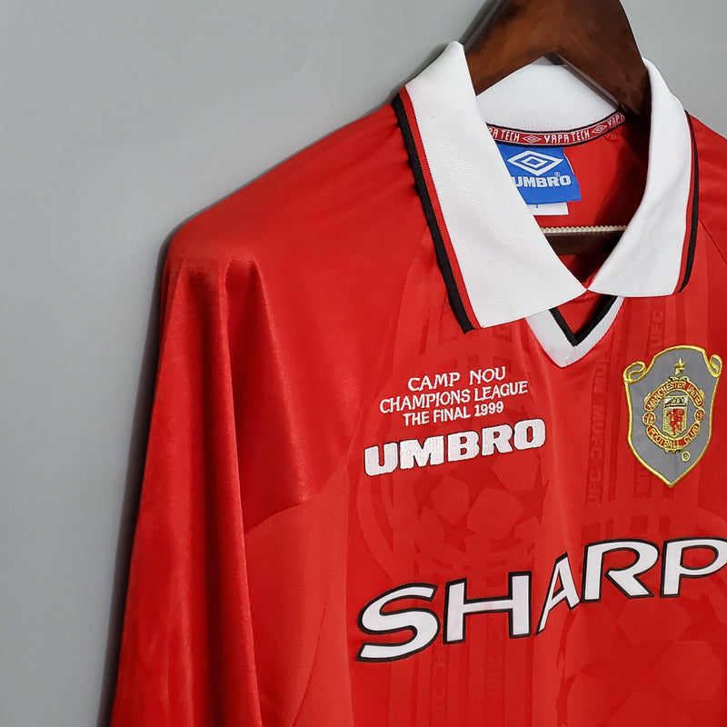 MANCHESTER UNITED I 99/00 homem (RETRO) MANGA LONGA