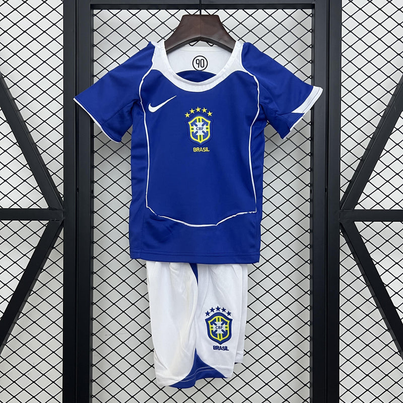 CAMISOLA BRASIL II 2004 CONJUNTO INFANTIL (RETRO)