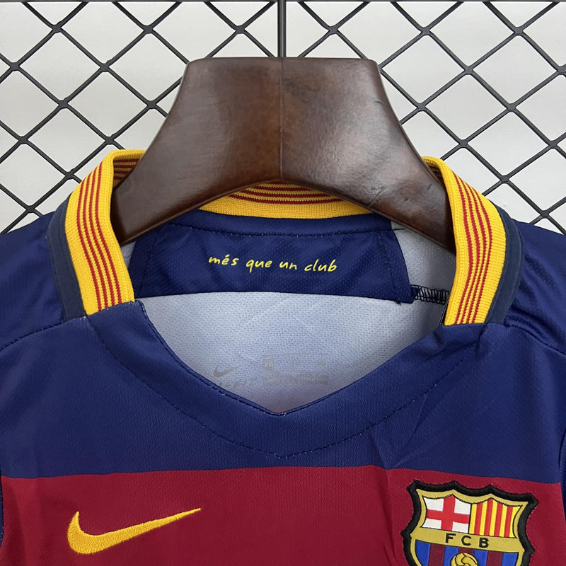 CAMISOLA BARCELONA I 15/16 CONJUNTO INFANTIL (RETRO)