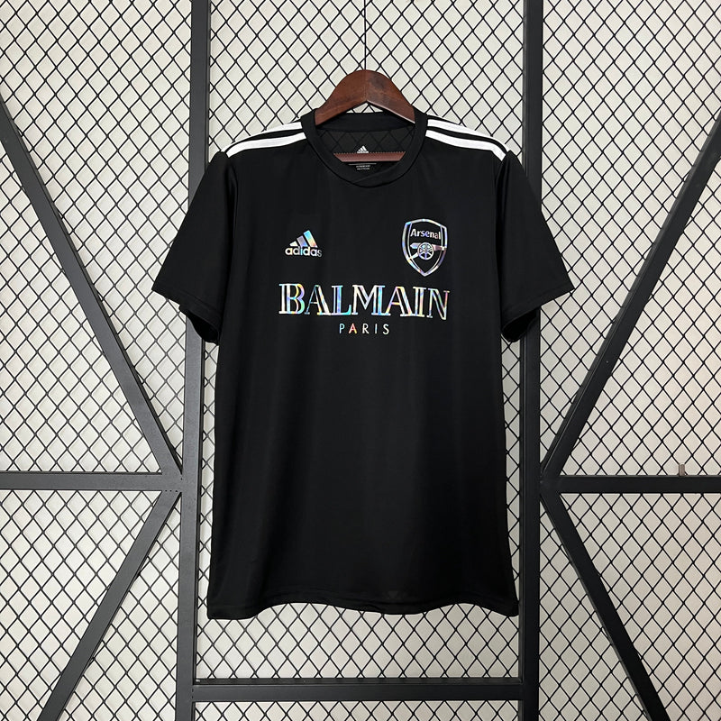 CAMISOLA ARSENAL EDIÇÃO ESPECIAL LIMITADA BALMAIN PARIS BLACK 24/25 homem