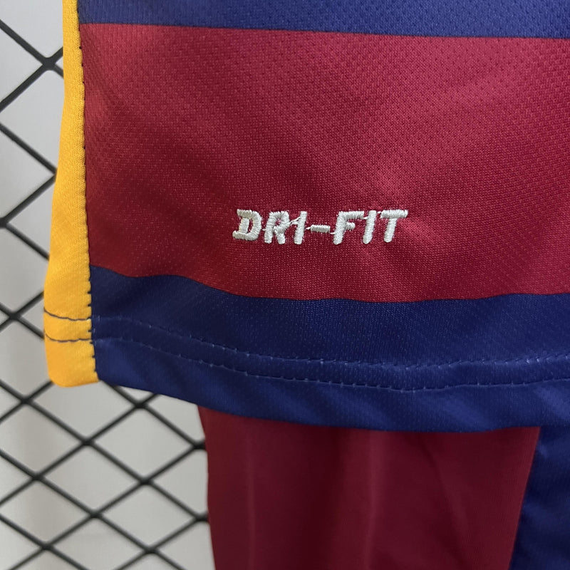 CAMISOLA BARCELONA I 15/16 CONJUNTO INFANTIL (RETRO)