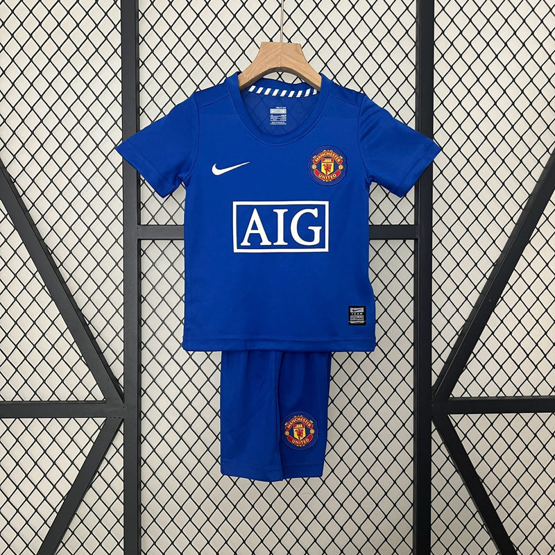 CAMISOLA MANCHESTER UNITED III 08/09 CONJUNTO INFANTIL (RETRO)