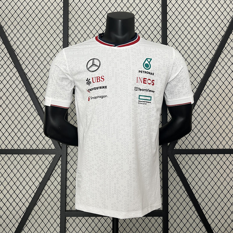 CAMISOLA F1 Mercedes 2024 new white F1 shirt