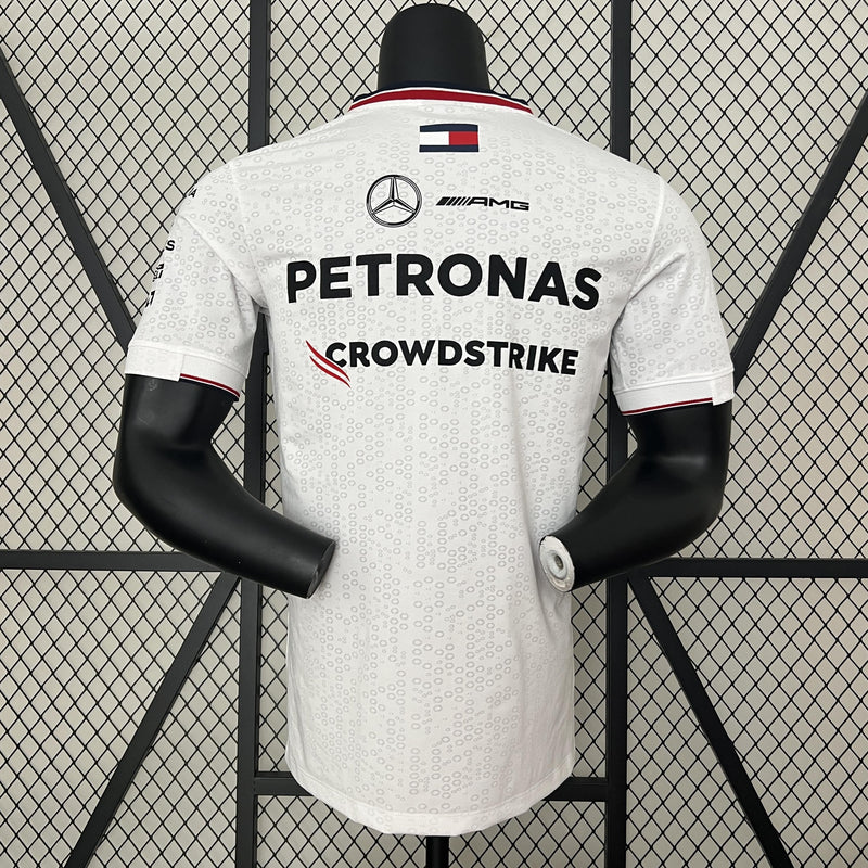 CAMISOLA F1 Mercedes 2024 new white F1 shirt