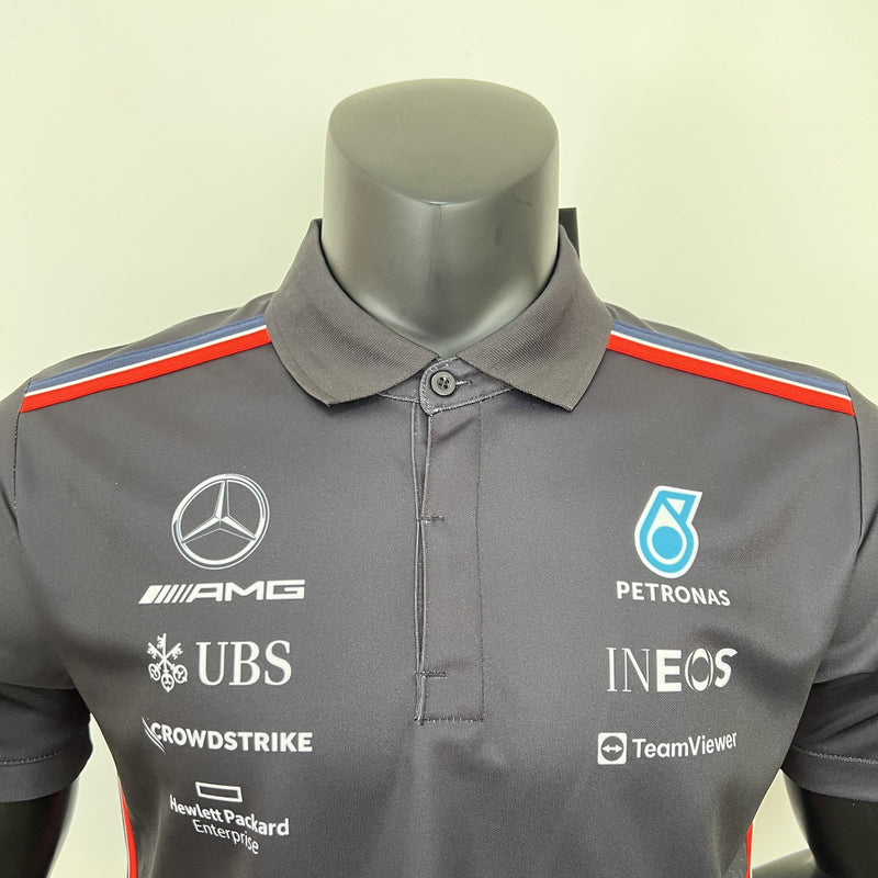 CAMISOLA F1 Mercedes Benz 2023 Black new - POLO