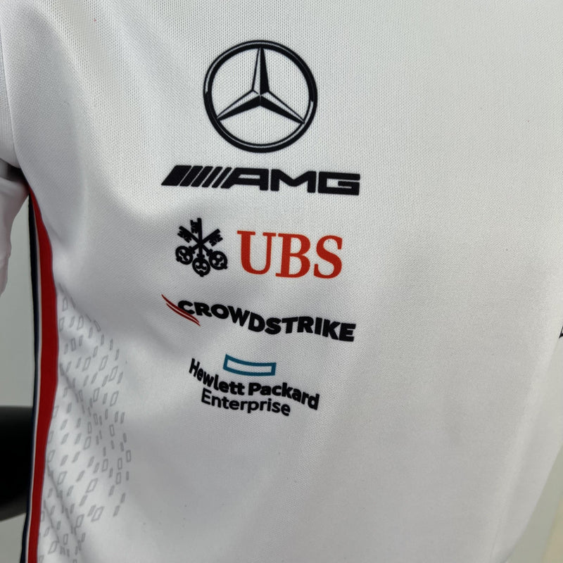 CAMISOLA F1 Mercedes Benz 2023 White T-shirt - 2