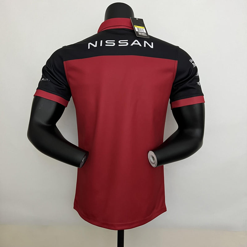 CAMISOLA F1 NISSAN 2023 red T shirt - POLO