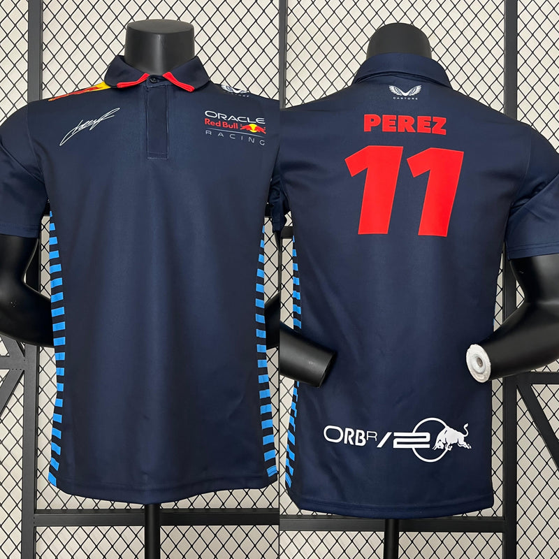 CAMISOLA F1 Red Bull 2024 #PEREZ - #11  - Blue - POLO