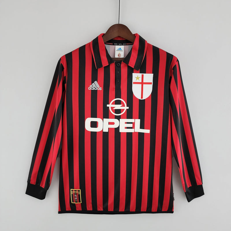 MILAN XVI 99/00 homem (RETRO) MANGA LONGA