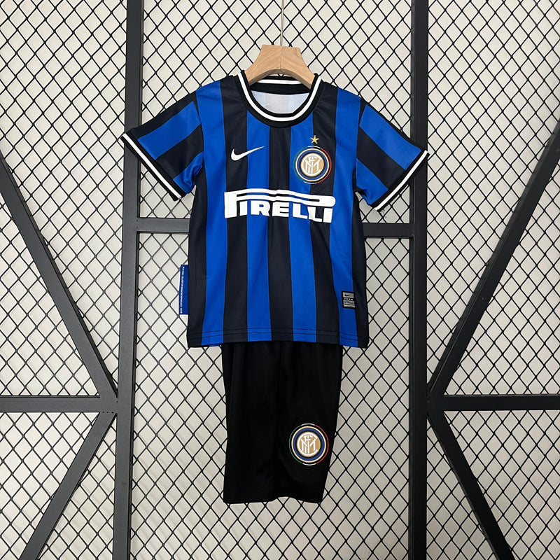 CAMISOLA INTER DE MILAN I 09/10 CONJUNTO INFANTIL (RETRO)