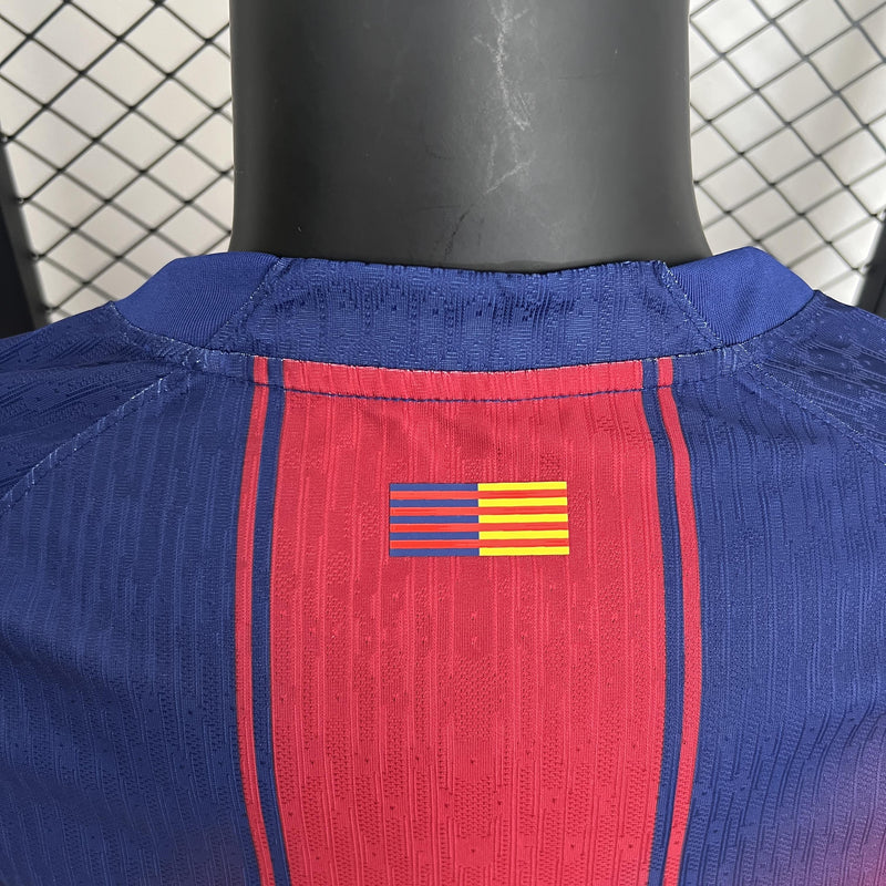 CAMISOLA BARCELONA I 25/26 homem (VERSÃO JOGADOR)