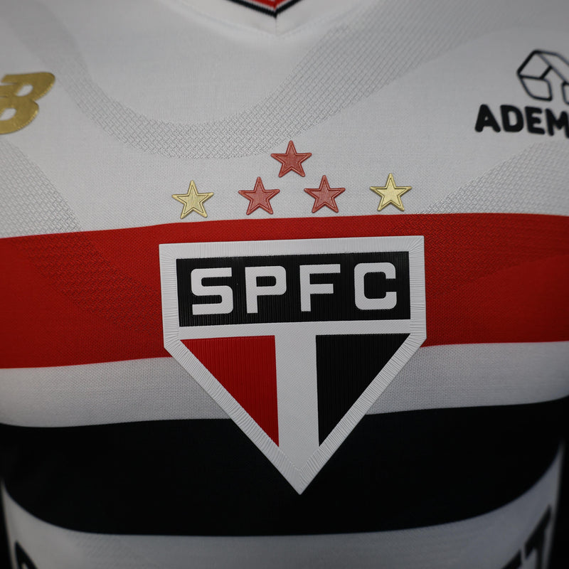 CAMISOLA SÃO PAULO I 25/26 homem TODOS OS PATROCINADORES (VERSÃO JOGADOR)