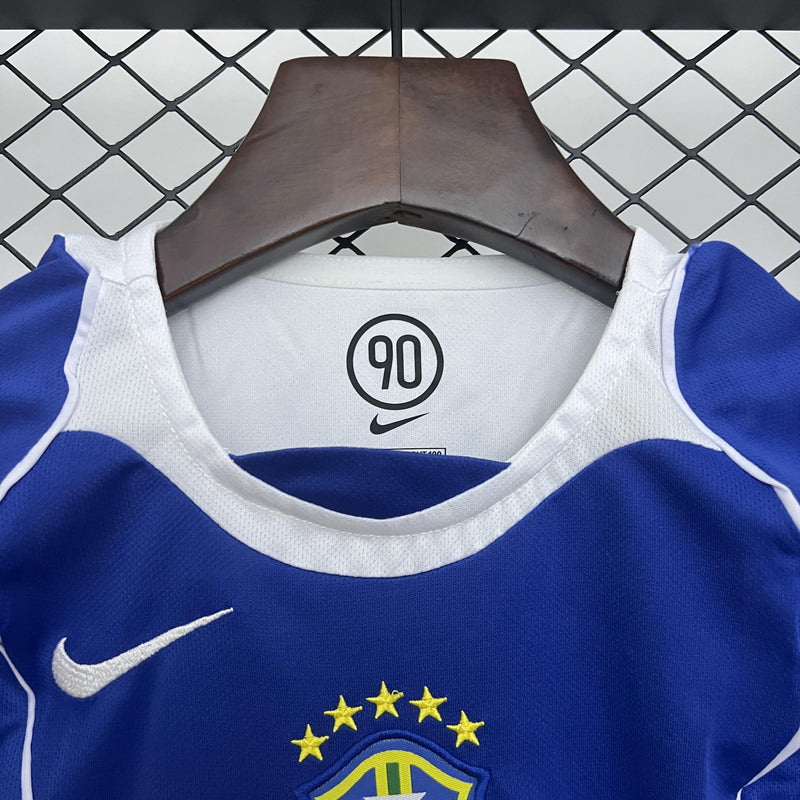 CAMISOLA BRASIL II 2004 CONJUNTO INFANTIL (RETRO)
